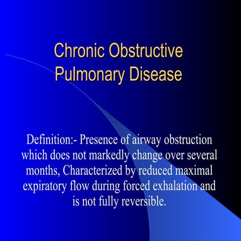 Chronic Obstructive Pulmonary Disease.ppt