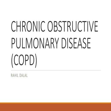 Chronic obstructive pulmonary disease (copd)