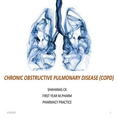 Chronic obstructive pulmonary disease (copd)