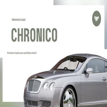 CHRONICO GARAGE : USED CARS AND BIKES IN KOCHI | PDF
