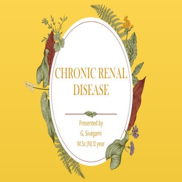 CHRONIC RENAL DISEASE during pregnancy..