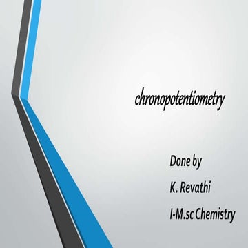 Chronopotentiometry