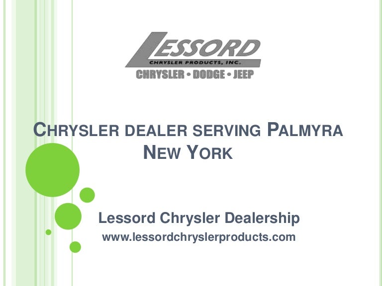 Chrysler dealer serving Palmyra New York