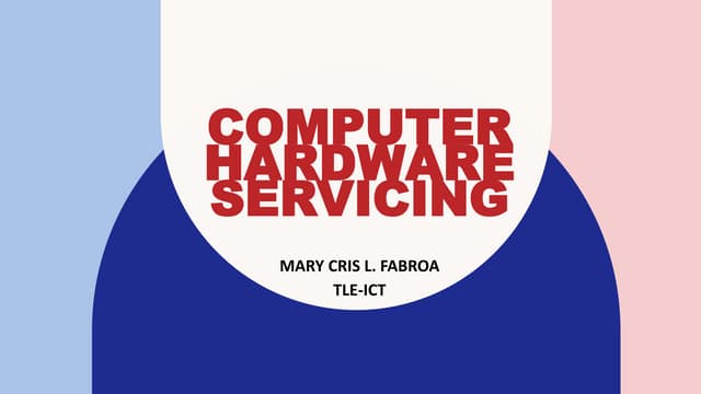Computer hardware serving-information and communication technology