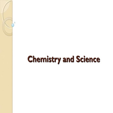 Chapter 1 - Introduction to Chemistry | PPT
