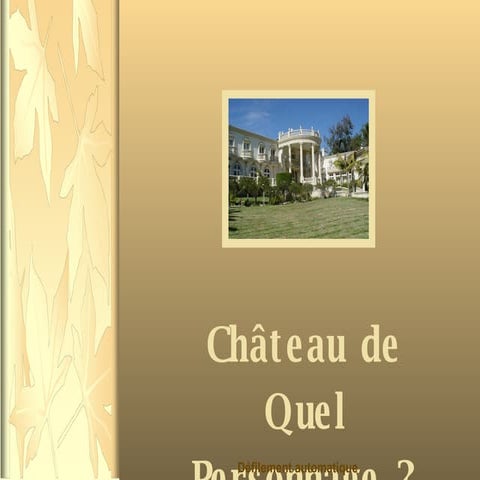 ChâTeau De Quel Personnage D.C.(Magic, Ernesto Cortazar)