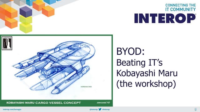 BYOD: Beating IT's Kobayashi Maru