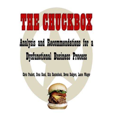 Chuckbox Process Improvement