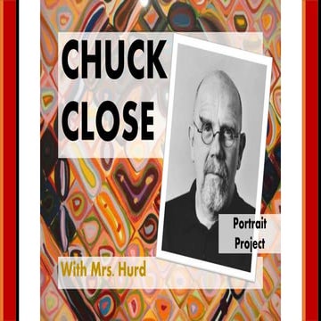 Chuck close inspired portraits instructions