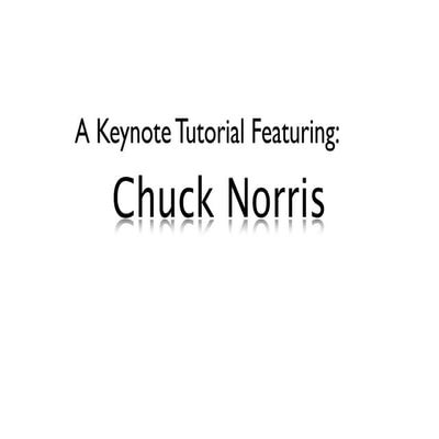 Chuck Norris 3.0 The Prequel