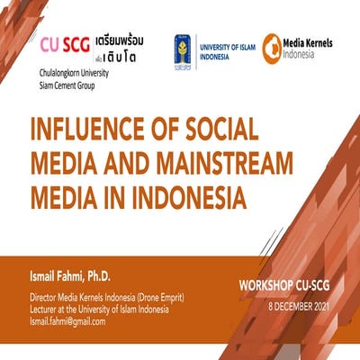 Influence of Social Media and Mainstream Media in Indonesia
