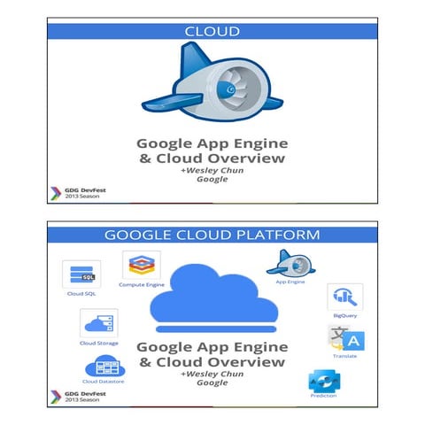 Google App Engine and Cloud Overview | PDF