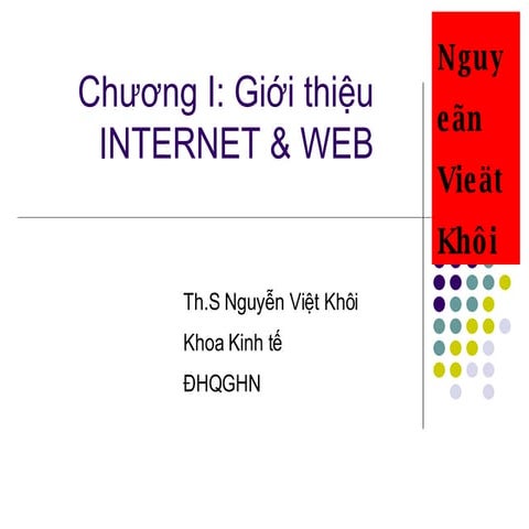 Thương mại điện tử - Chương 1