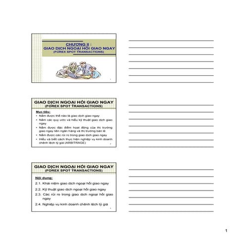 Chuong ii-giao-ngay kinh doanh ngoại hối