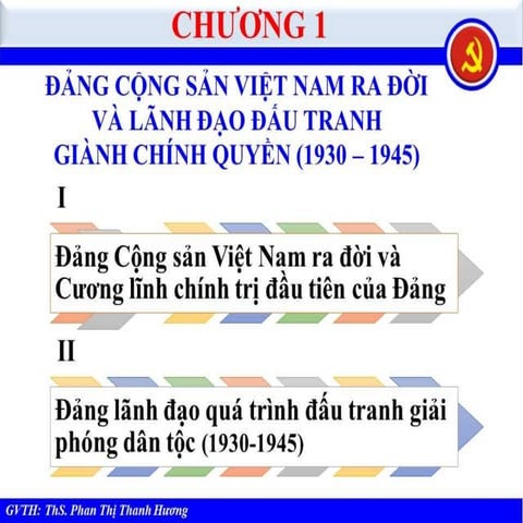 Chuong1 lich su dang cong san viet nam .
