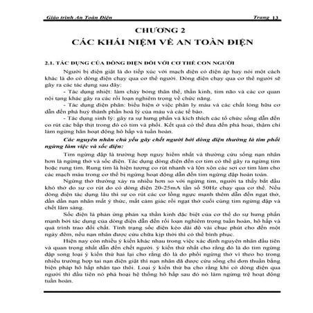giao trinh an toan dien trong cong nghiep chuong 2