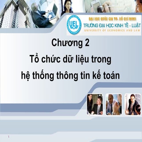 Tổ chức dữ liệu trong httt kế toán