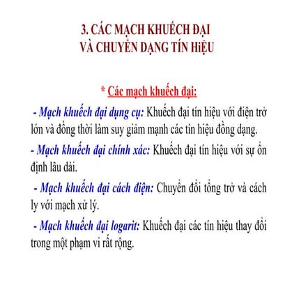 chuong 3 Khuech dai va chuyen doi tin hieu.ppt
