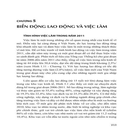 Chuong 5   bien dong lao dong va viec lam