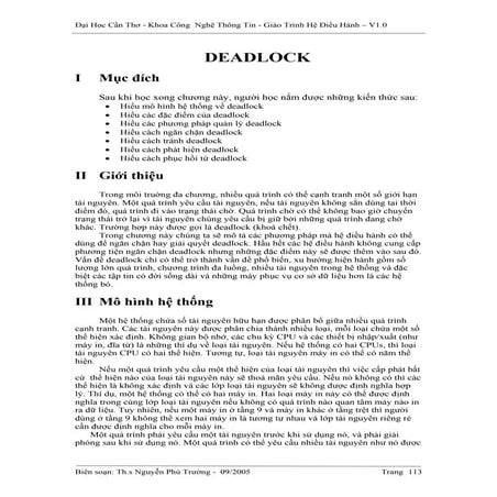 Os 4 - deadlock | PPT