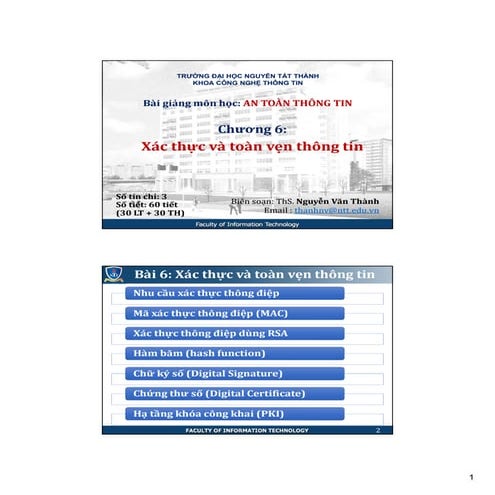 Chuong 6  xac thuc va toan ven thong tin