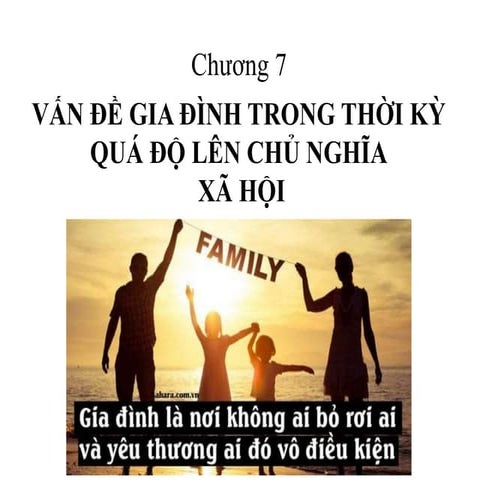 Tiểu luận Gia đình trong thời kỳ quá độ lên chủ nghĩa xã hội, HAY | DOCX