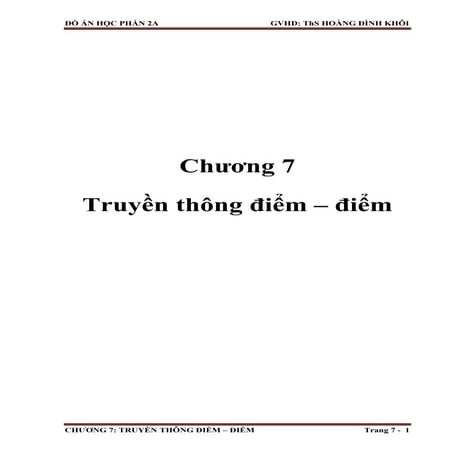 Lập trình PLC S7 1200 tiếng Việt-Chuong 7 truyền thông điểm điểm