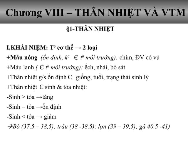 Chuong 8 than nhiet vtm
