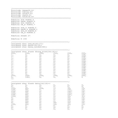 Chuongtrinh led ma trix