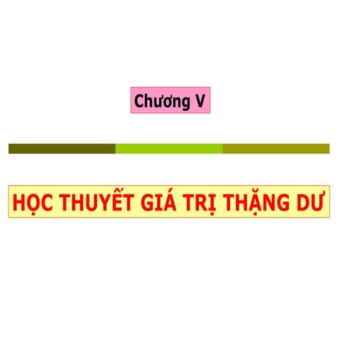 Chuong v