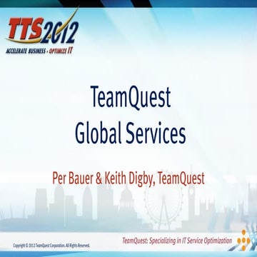 Introducing TeamQuest Global Services