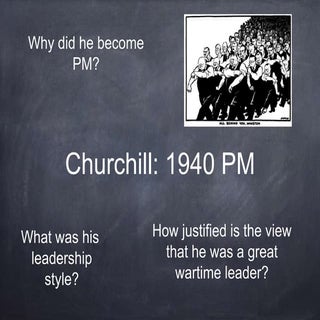 Churchill as 1940 Prime Minister