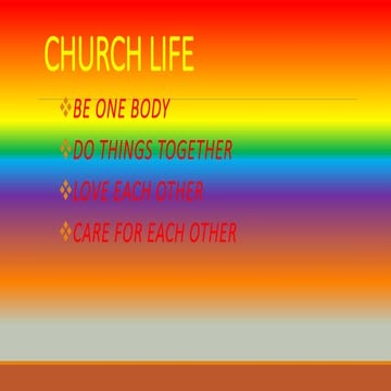 Church life