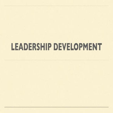 Church planting 9: Leadership development