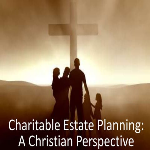 Church seminar in planned giving & charitable estate planning