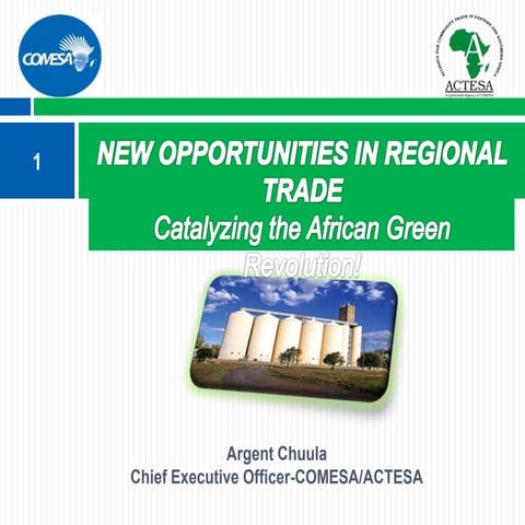 Brussels Briefing 47: Argent Chuula "New opportunities in regional trade"
