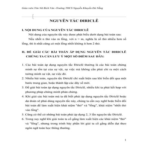 Chuyen de mon toan nguyen tac dirichlet