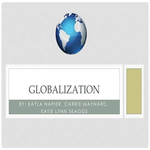 CI 350 - Globalization Power Point | PPTX