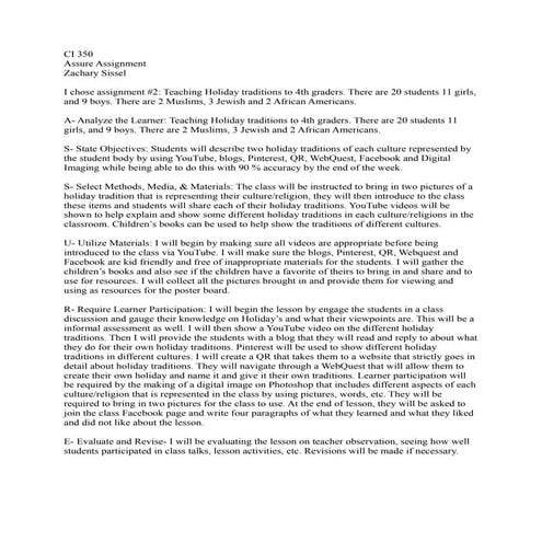 Ci 350 assure revised