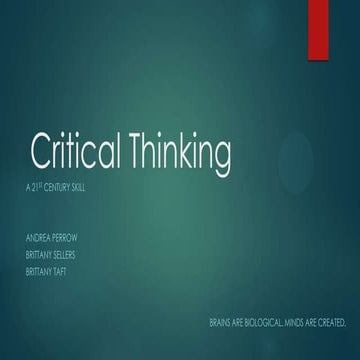 Ci350 critical thinking pp