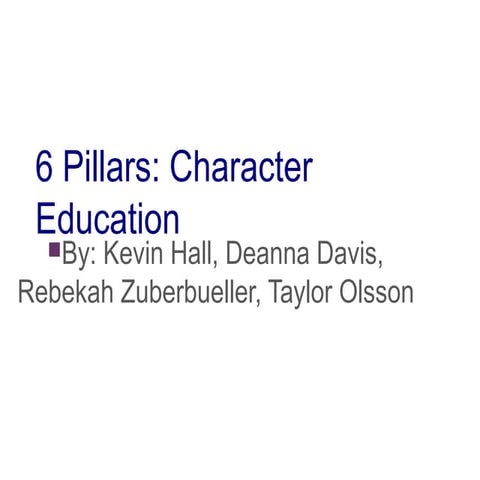 Ci 350 pillars presentation 