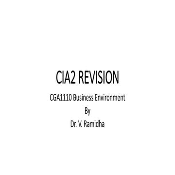 BUSINESS ENVIRONMENT NOTES FOR COMMERCE STUDENTS