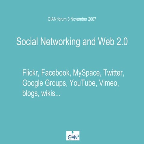 Social Networking & Web 2.0