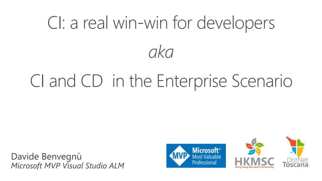 Continuous Integration: a real win-win for developers