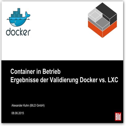 Container im Betrieb - Ergebnisse der Validieren Docker vs. LXC