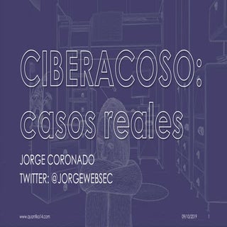 Ciberacoso por Jorge Coronado