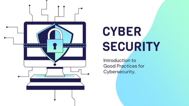 Ciberseguridad inglés ppt trabajo PDF inglés