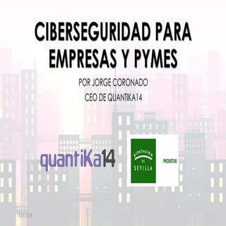 Ciberseguridad para pymes y empresas