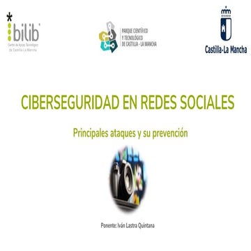 Ciberseguridad y rrss | PPTX