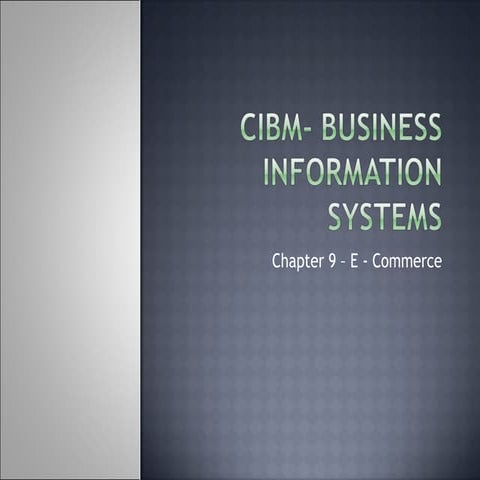 Cibm  workshop2 chapter nine